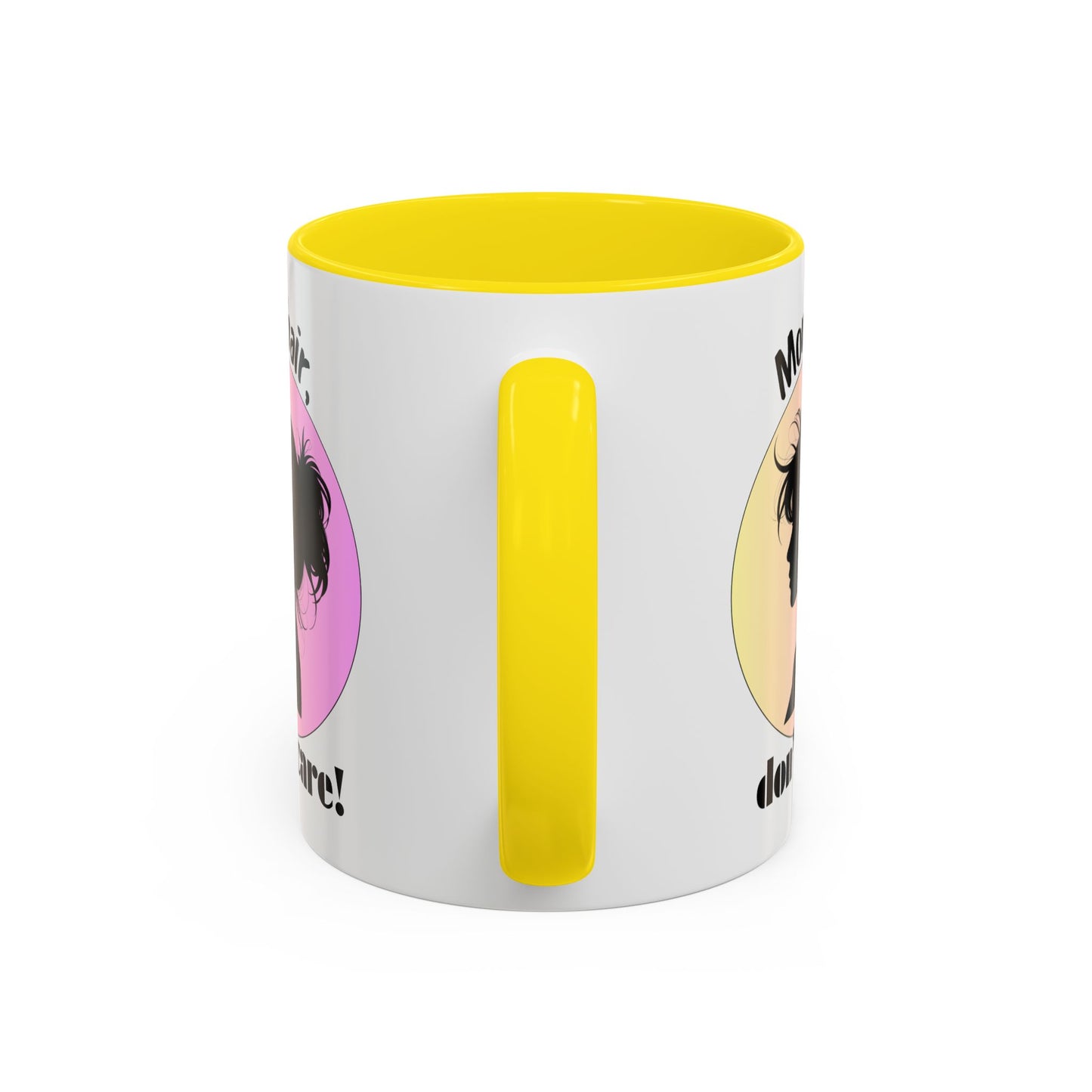 Mom Hair Coffee Mug - Stylish Gift for Moms, Caffeinated Humor Mug, Cute Kitchen Decor, Sweet Gift for Mother's Day, Funny Coffee Cup