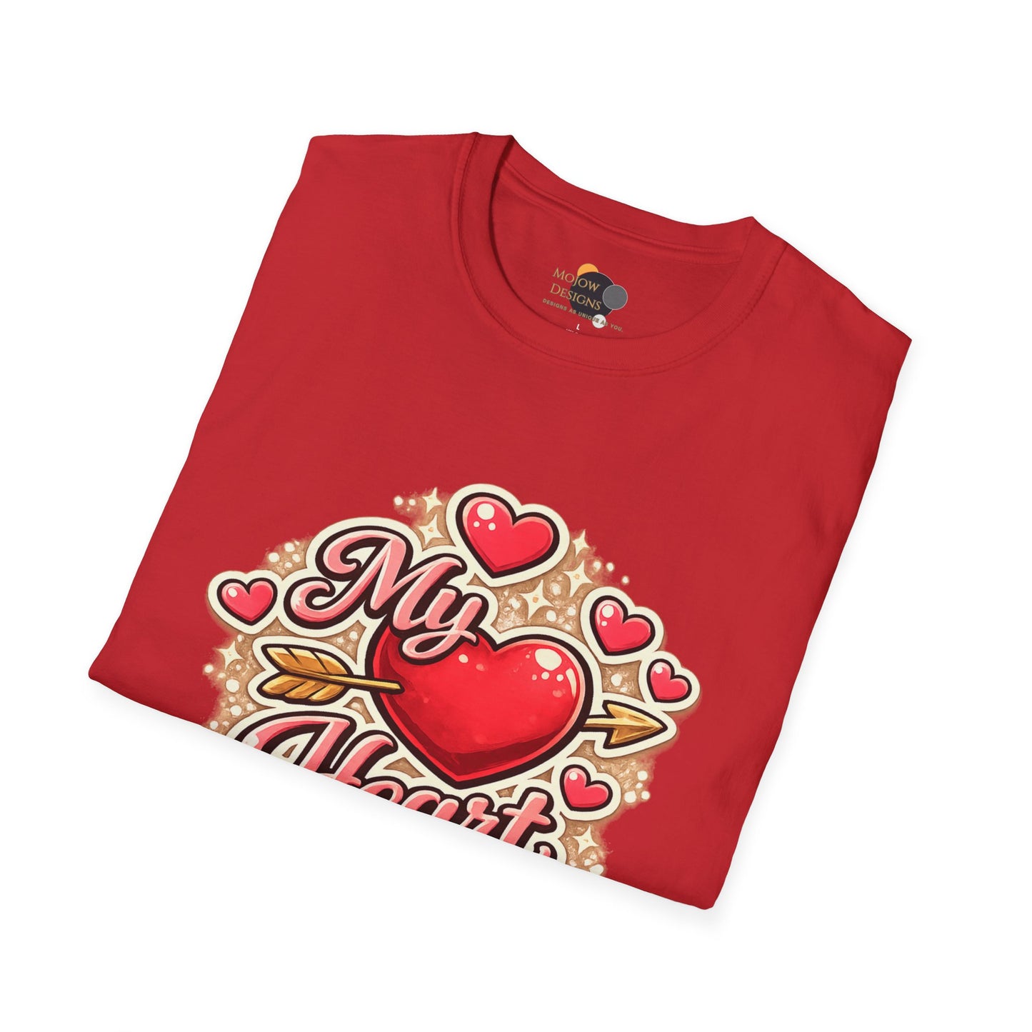 My Heart Is Yours T-Shirt — Valentine's Heart Graphic Tee