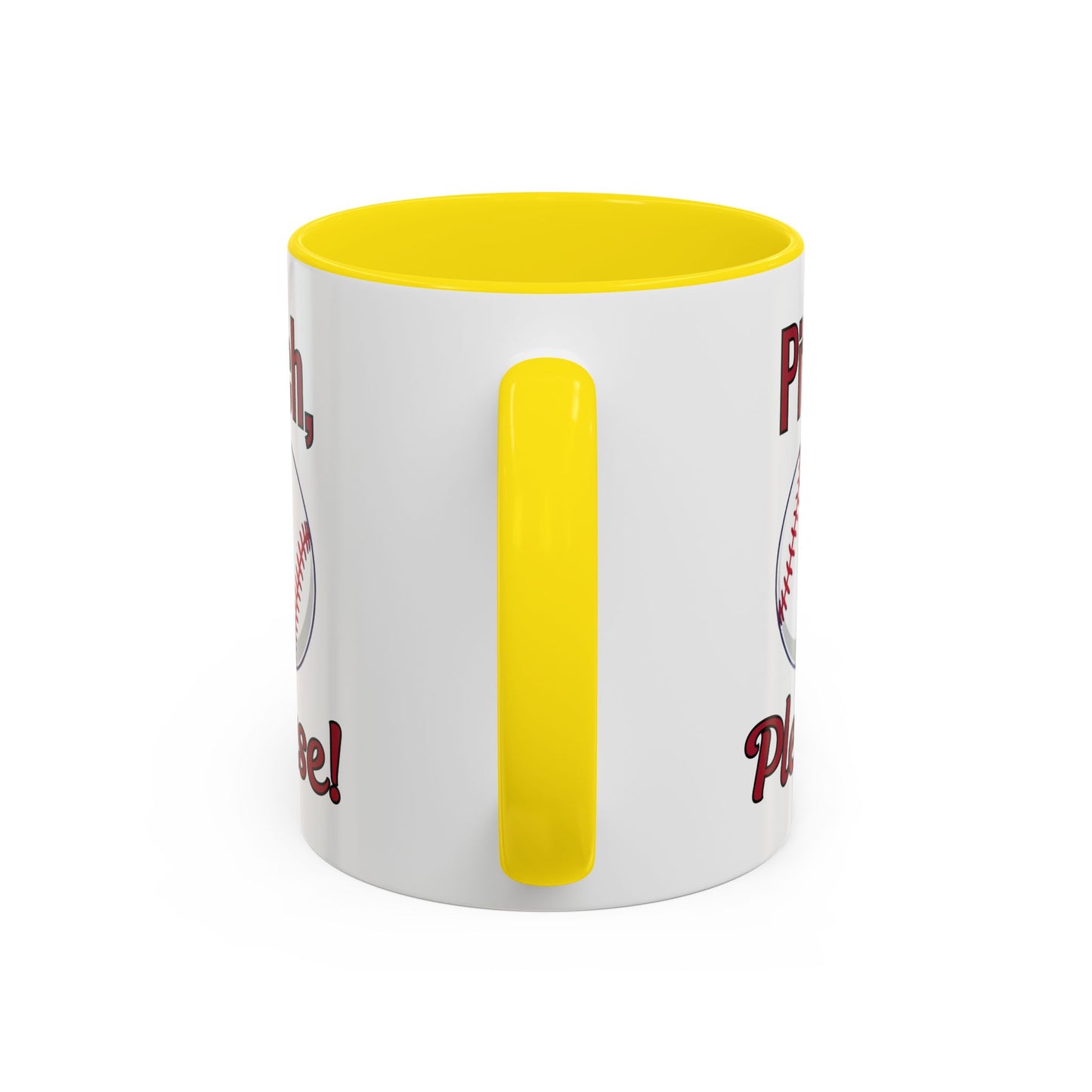 Baseball-Themed Coffee Mug, Pitch Please! Mug, Sporty Gift for Baseball Fans, Fun Drinks for Game Day, Unique Coffee Cup