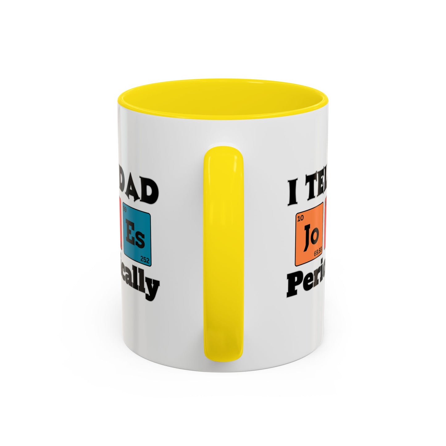 Funny Chemistry Dad Coffee Mug, Gift for Father's Day, Science Lover Mug, Dad Joke Mug, Periodic Table Design