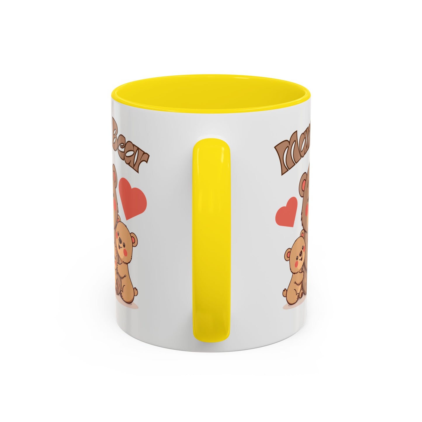 Mama Bear Accent Coffee Mug – Perfect Gift for Moms, Cute Bear Design, Tea or Coffee Lover, Mother’s Day, Birthday, Baby Shower