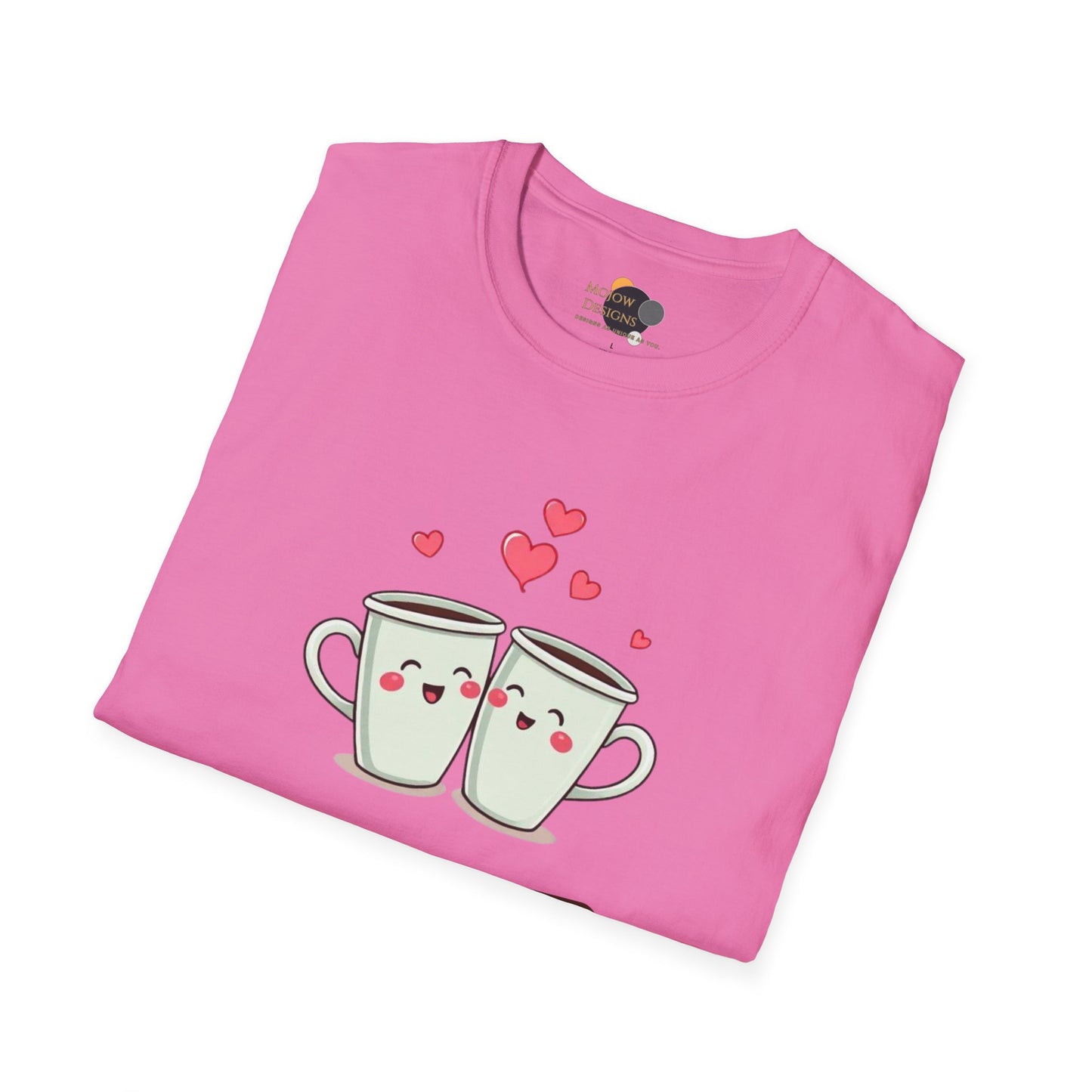 Love You a Latte Unisex T-Shirt, Cute Coffee Shirt, Valentine's Day Gift, Coffee Lover Tee, Fun Graphic Tee
