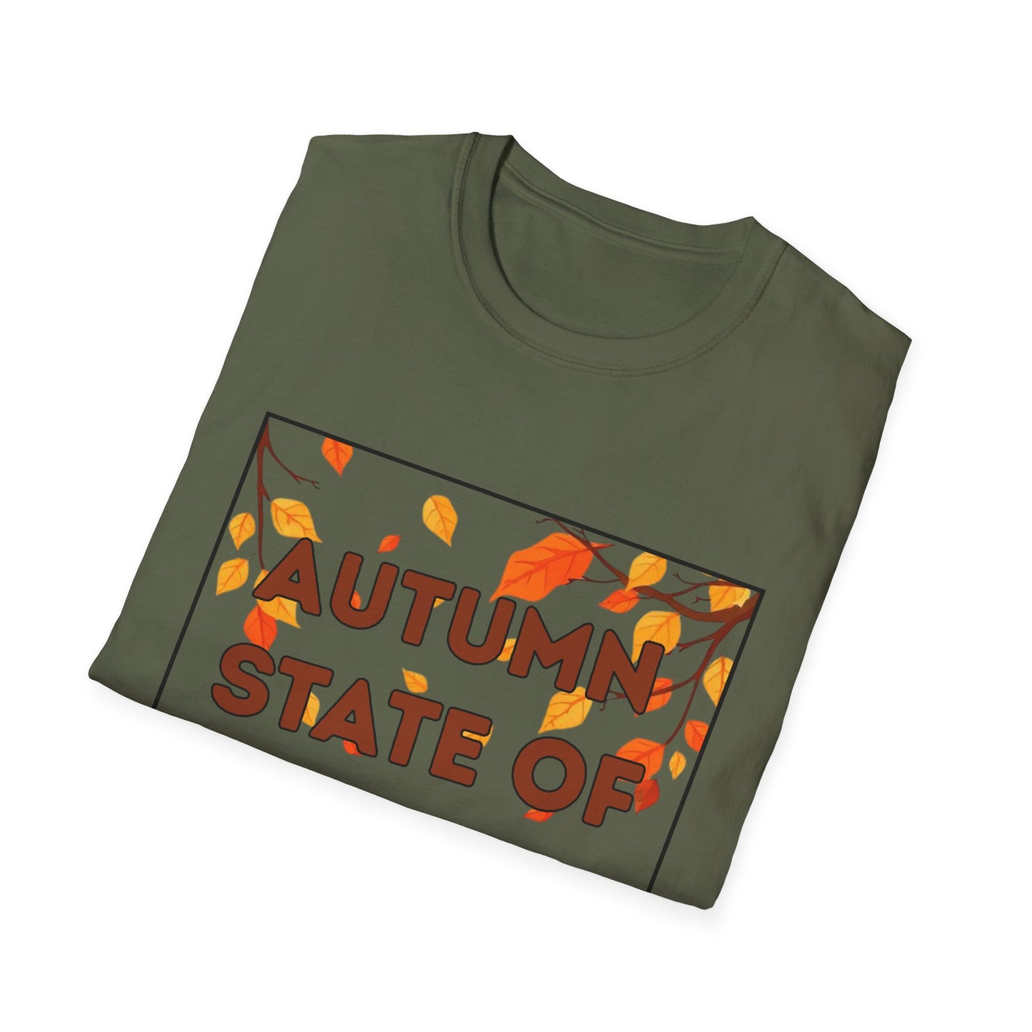Autumn State of Mind T-Shirt, Unisex Tee, Fall Fashion, Seasonal Wear, Cozy Autumn Style, Perfect Gift for Thanksgiving