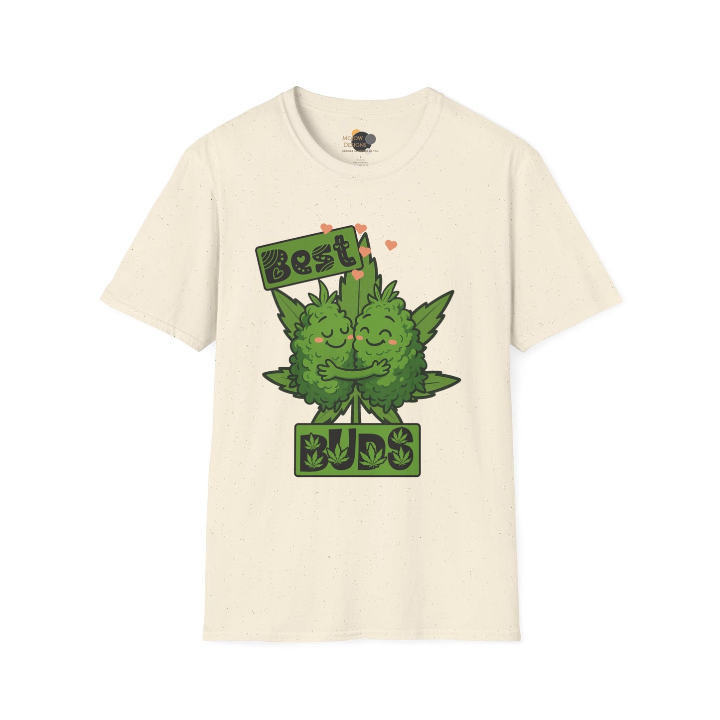 Best Buds Unisex Softstyle T-Shirt, Funny Marijuana Tee, Gift for Stoner Friends, Cannabis Lovers Apparel, 420 Celebration Shirt