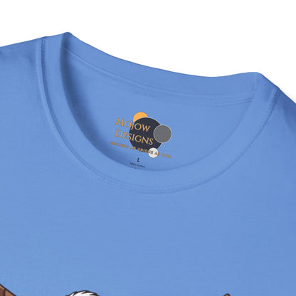 Unisex Softstyle T-Shirt, Just Winging It Tee, Casual Bird Graphic Shirt, Funny Gift for Bird Lovers, Inspirational Apparel