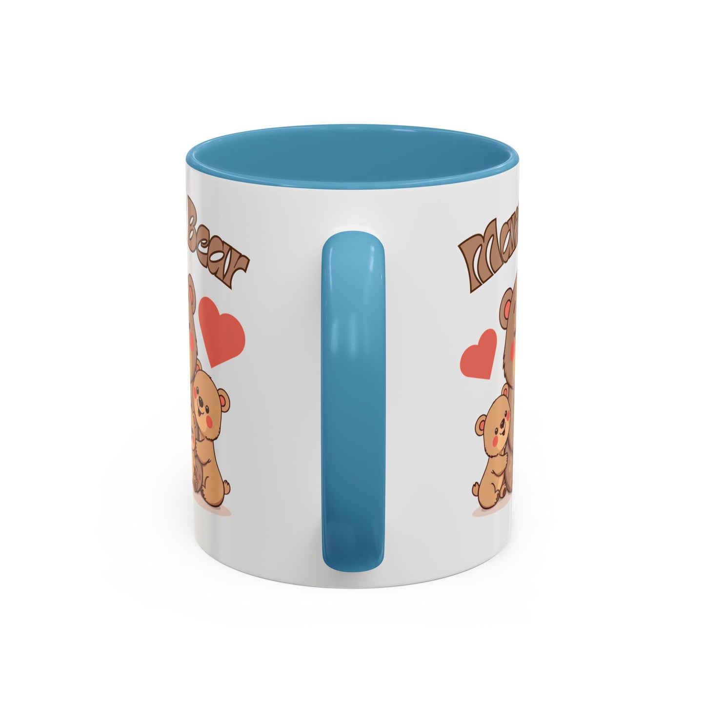 Mama Bear Accent Coffee Mug – Perfect Gift for Moms, Cute Bear Design, Tea or Coffee Lover, Mother’s Day, Birthday, Baby Shower