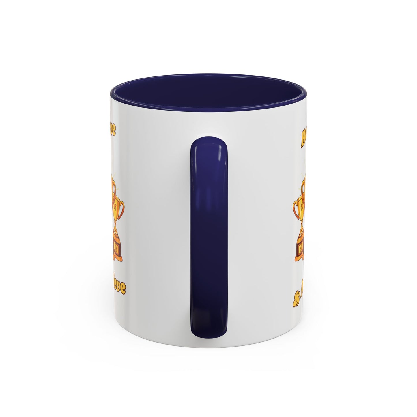 Award-Winning Coffee Mug, Believe & Achieve Cup, Motivational Gift for Winners, Sports, Achievements, Graduation
