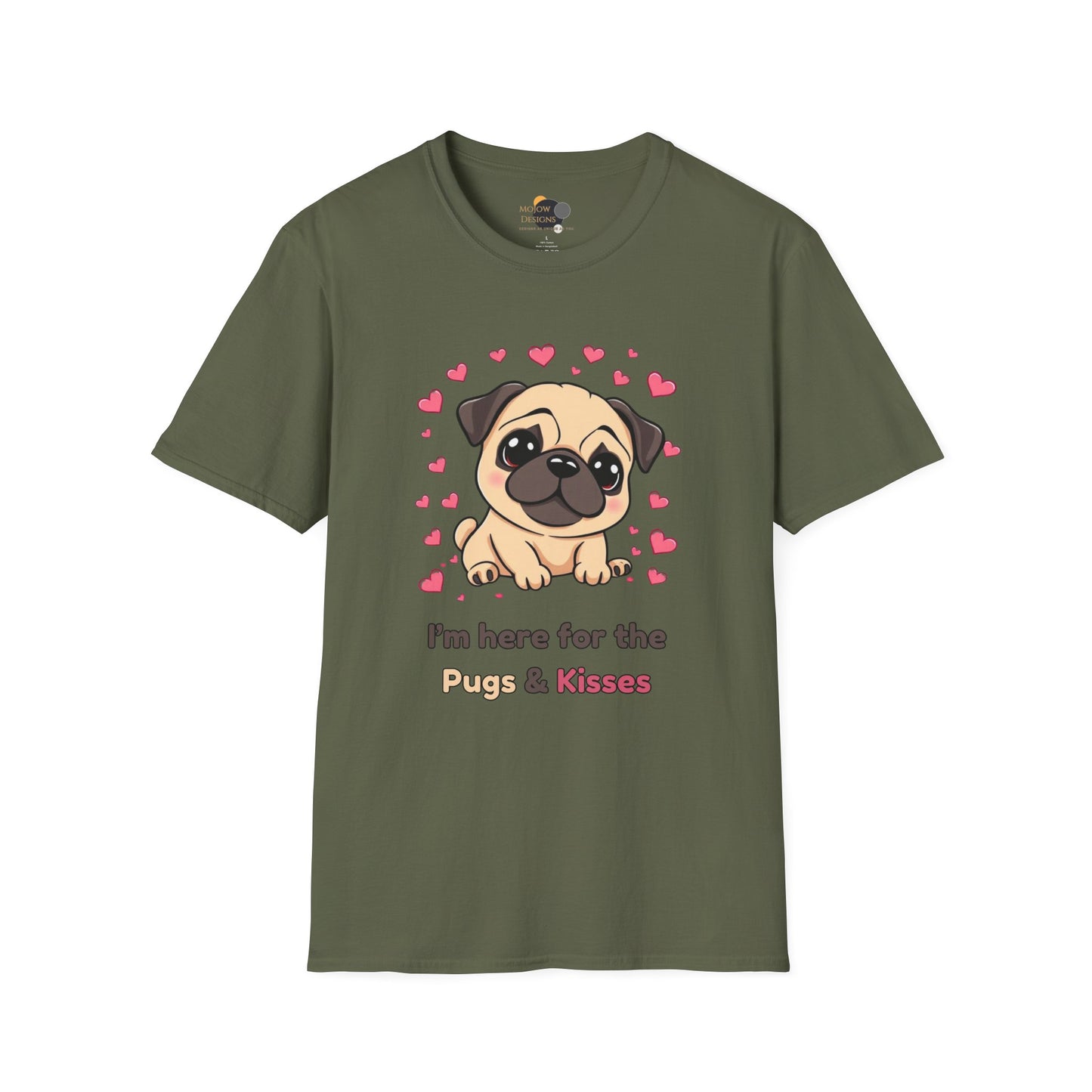 Cute Pug Graphic T-Shirt for Dog Lovers, Dog Mom Gift, Pet Lover Tee, Funny Dog Shirt, Animal Rescue Support