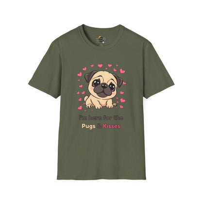 Cute Pug Graphic T-Shirt for Dog Lovers, Dog Mom Gift, Pet Lover Tee, Funny Dog Shirt, Animal Rescue Support