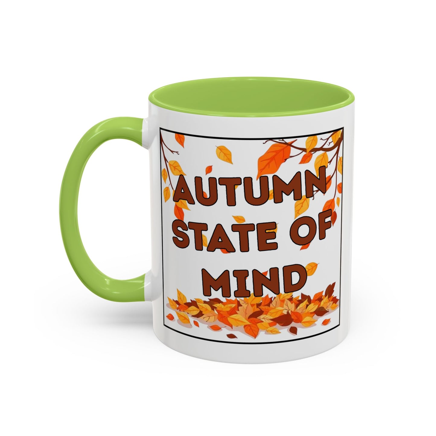 Autumn State of Mind Coffee Mug, Fall Decor Mug, Seasonal Gift, Cozy Beverage Mug, Halloween Coffee Cup, Pumpkin Spice Lover Gift