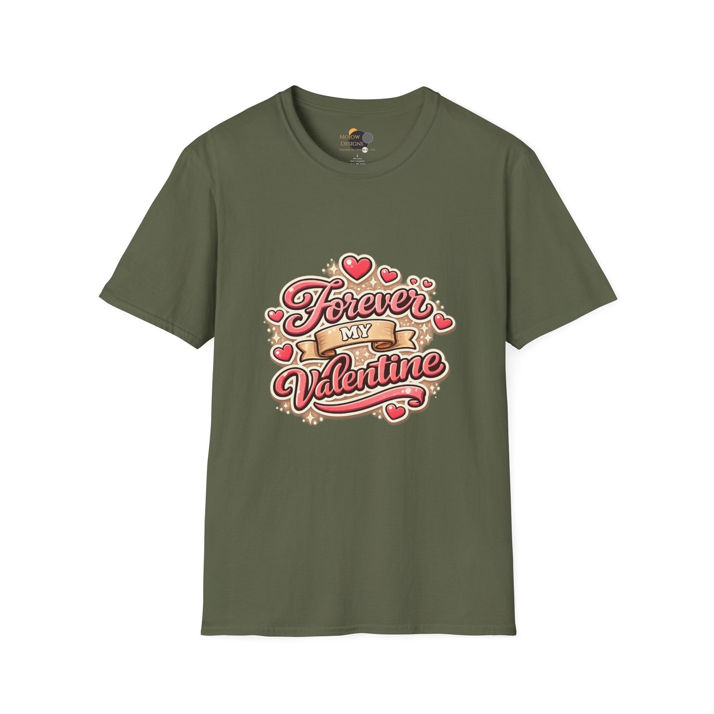 Forever My Valentine Retro Hearts T-Shirt