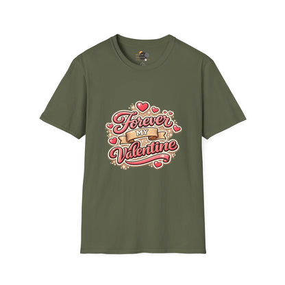 Forever My Valentine Retro Hearts T-Shirt