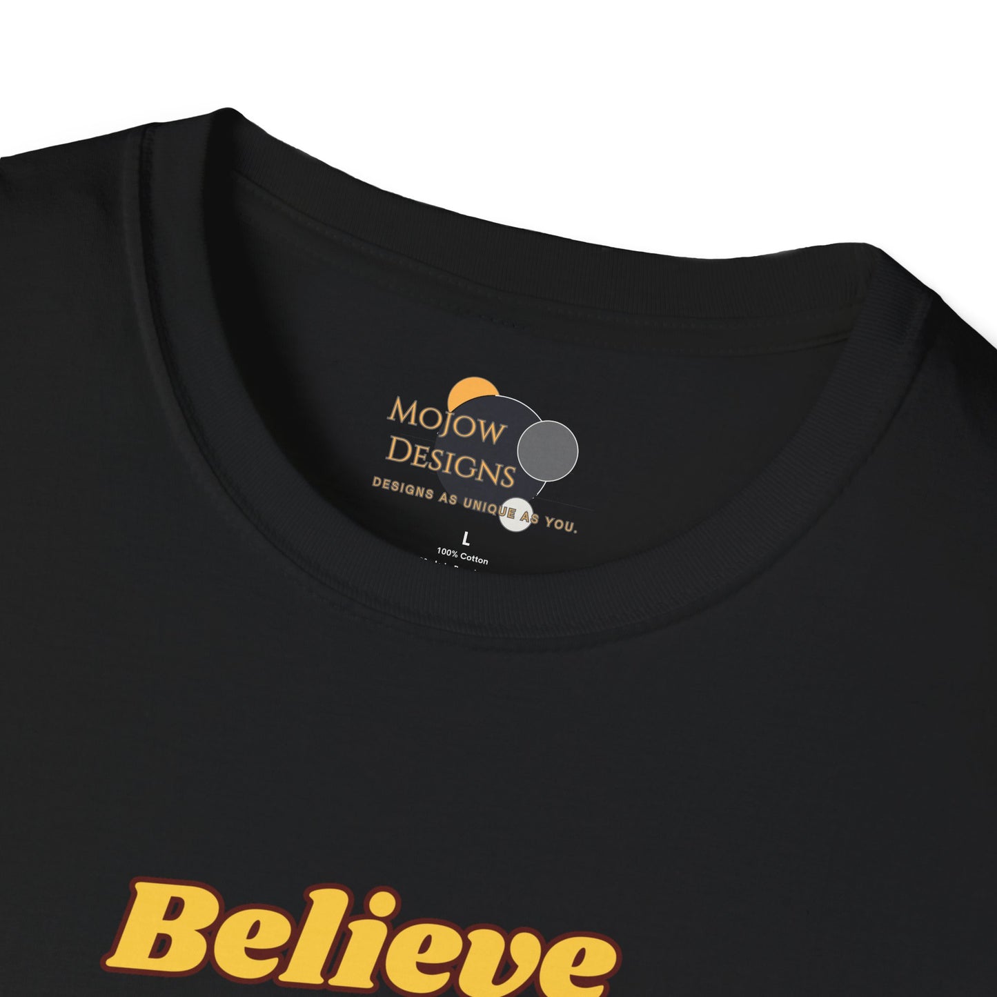 Believe & Achieve Motivational T-Shirt, Unisex Casual Tee, Perfect for Achievers, Gift for Graduations, Sports Events, or Daily Inspiration