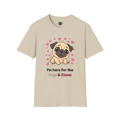 Cute Pug Graphic T-Shirt for Dog Lovers, Dog Mom Gift, Pet Lover Tee, Funny Dog Shirt, Animal Rescue Support