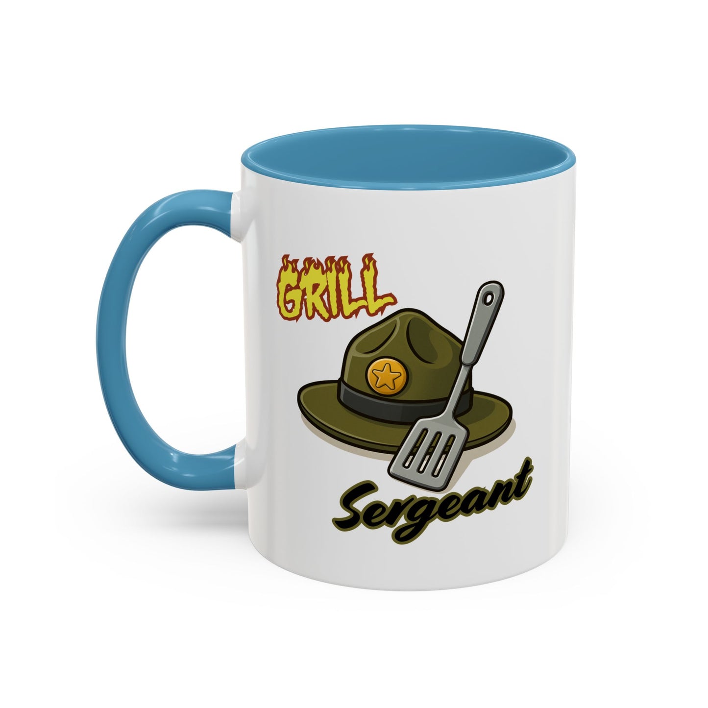 Grill Sergeant Coffee Mug | Funny Cooking Gift | Dad Mug | BBQ Lover Gift | Kitchen Decor | Father's Day Gift