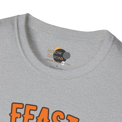 Thanksgiving Feast Mode T-Shirt | Unisex Softstyle Tee for Holiday Celebrations, Thanksgiving Gift, Family Gatherings, Cozy Vibe, Fall