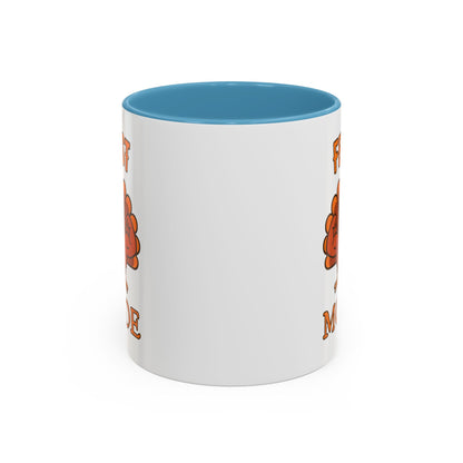 Thanksgiving Feast Mode Coffee Mug, Fun Turkey Mug, Holiday Coffee Cup, Unique Gift for Food Lovers, Fall Celebration Drinkware