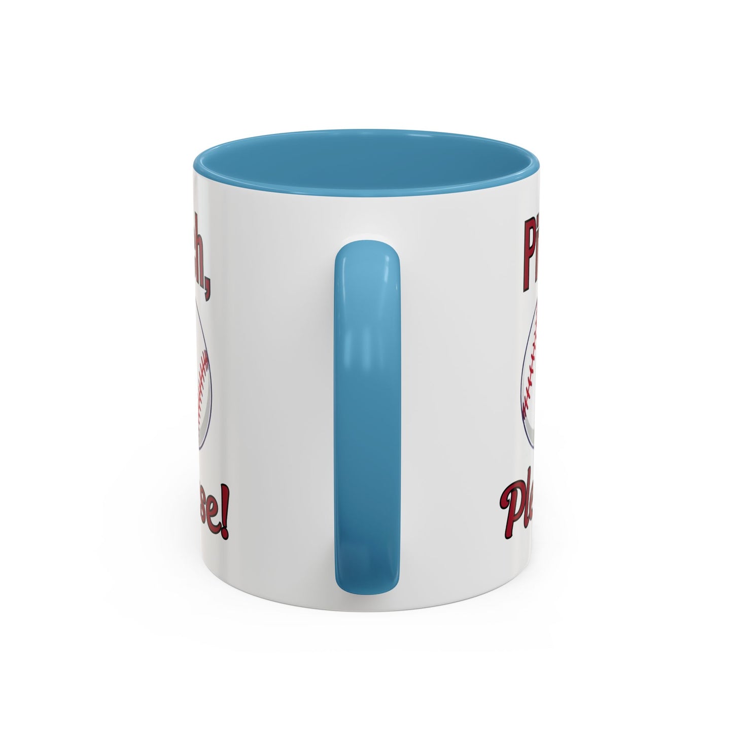 Baseball-Themed Coffee Mug, Pitch Please! Mug, Sporty Gift for Baseball Fans, Fun Drinks for Game Day, Unique Coffee Cup