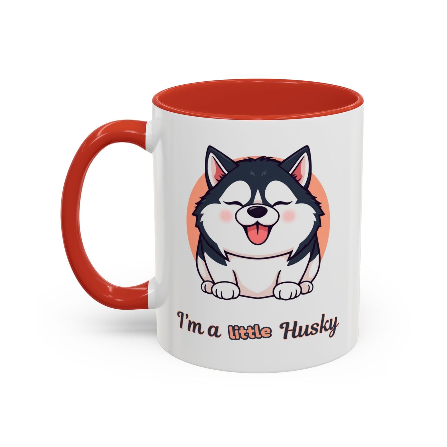 Cute Husky Accent Coffee Mug - Perfect Gift for Dog Lovers, Pet Owners, Birthdays, and Coffee Enthusiasts