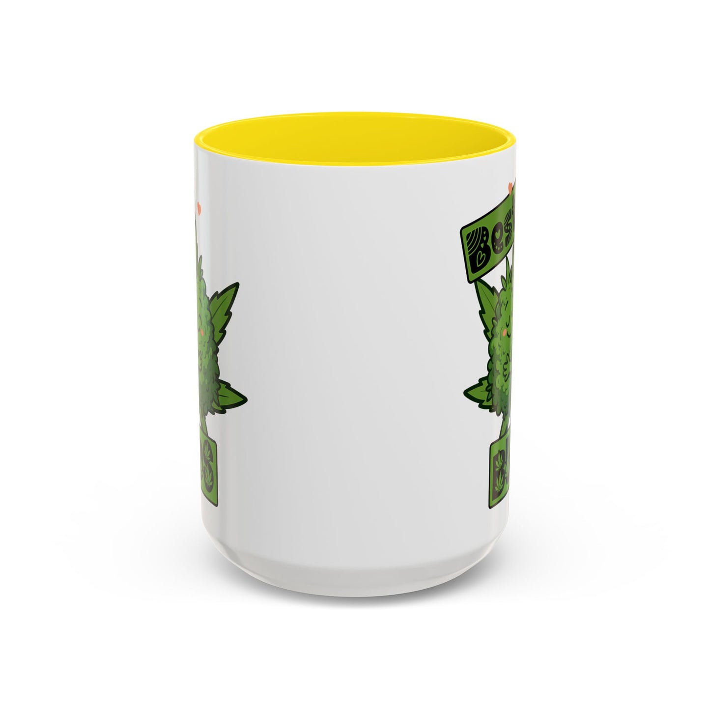 Best Buds Accent Coffee Mug, Cute Plant Mug, Gift for Plant Lovers, Pothead Gifts, Cannabusiness Mug
