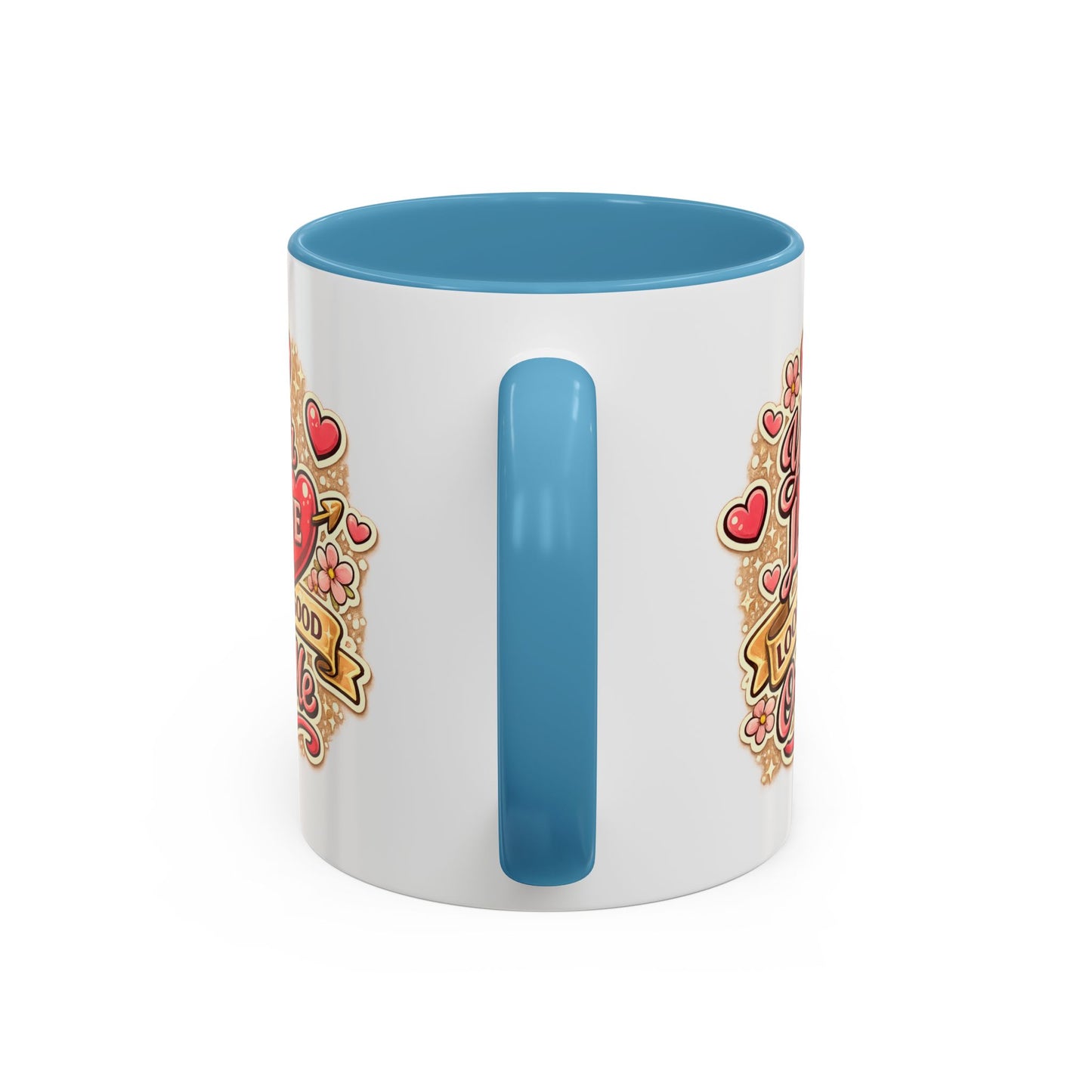 Coffee Mug — "Your Love Looks Good On Me" Valentine Heart Accent Mug