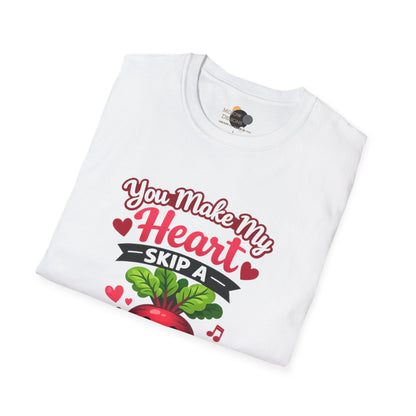 Beet T-Shirt — "You Make My Heart Skip a Beet" Cute Valentine’s Veggie Tee
