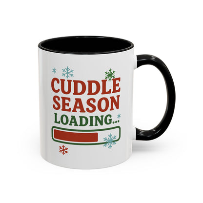 Cuddle Season Loading Coffee Mug — Holiday Hot Cocoa Gift Christmas