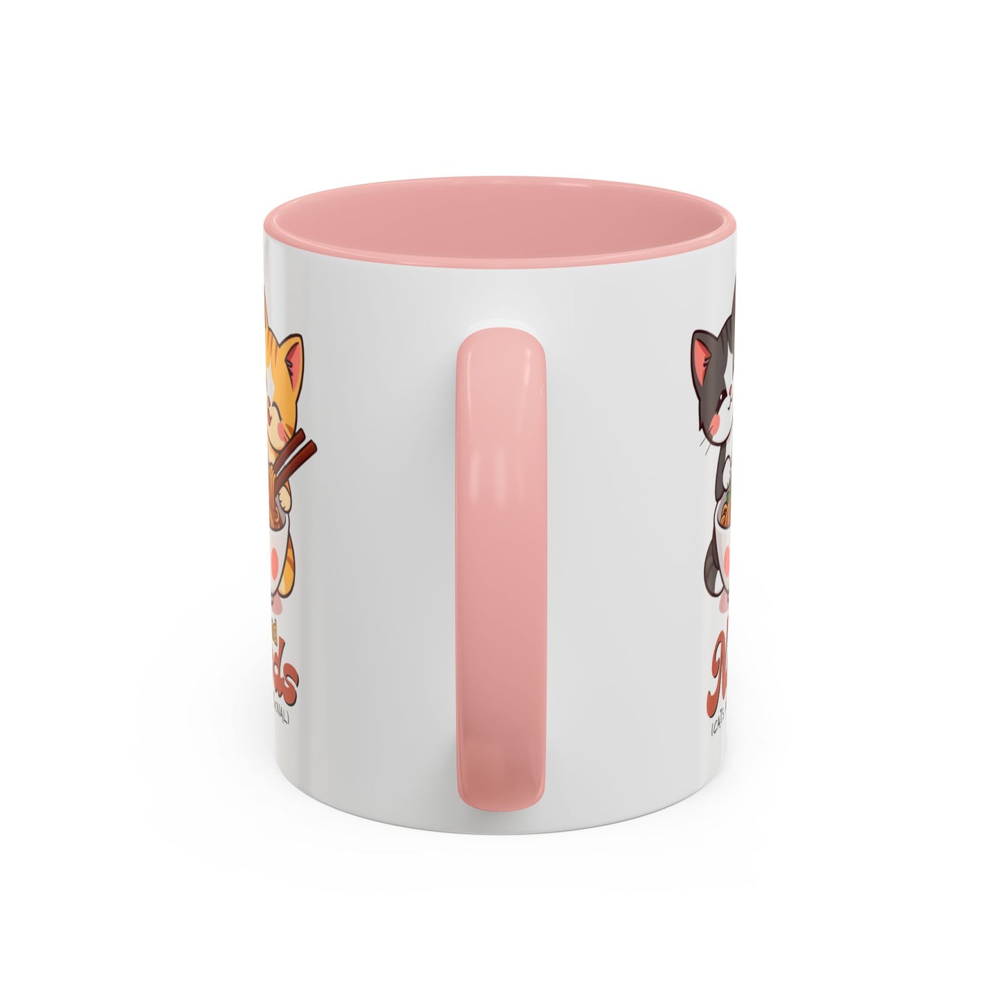Cute Cat-Themed Coffee Mug, Send Noods Mug, Fun Gift for Cat Lovers, Unique Kitchen Decor, Perfect for Birthdays or Holidays