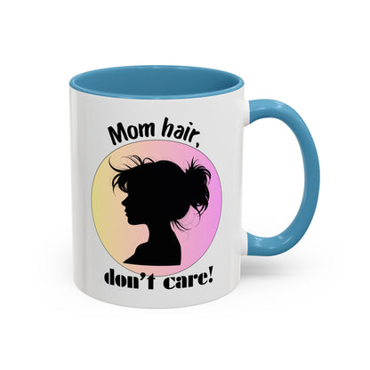 Mom Hair Coffee Mug - Stylish Gift for Moms, Caffeinated Humor Mug, Cute Kitchen Decor, Sweet Gift for Mother's Day, Funny Coffee Cup