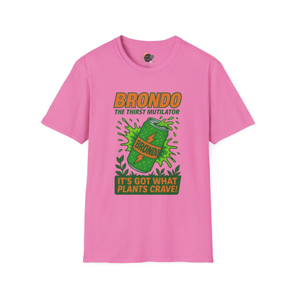 Unisex Brondo Softstyle T-Shirt - Retro Vintage Vibe, Perfect Gift for Fans, Casual Wear, Summer Events, Fun Party Outfit