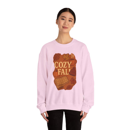 Cozy Fall Crewneck Sweatshirt, Autumn Apparel, Unisex Sweatshirt, Fall Fashion, Thanksgiving Gift, Cozy Sweater