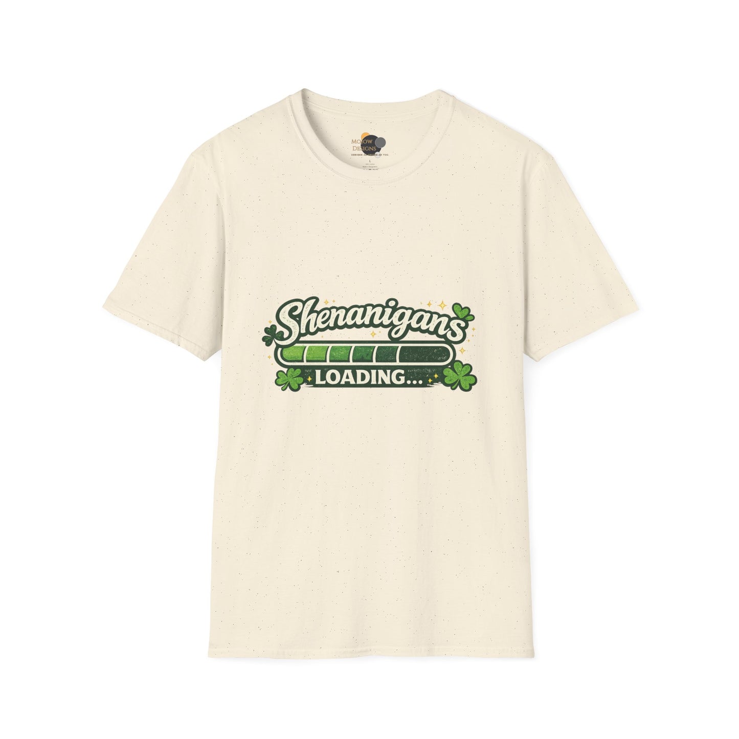 Shenanigans Loading Shamrock T-Shirt — Funny St. Patrick’s Day Tee