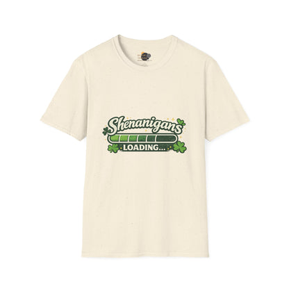 Shenanigans Loading Shamrock T-Shirt — Funny St. Patrick’s Day Tee