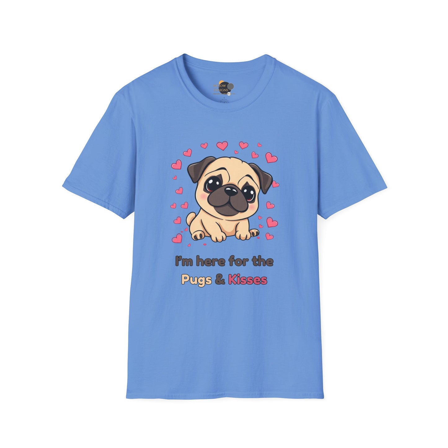 Cute Pug Graphic T-Shirt for Dog Lovers, Dog Mom Gift, Pet Lover Tee, Funny Dog Shirt, Animal Rescue Support