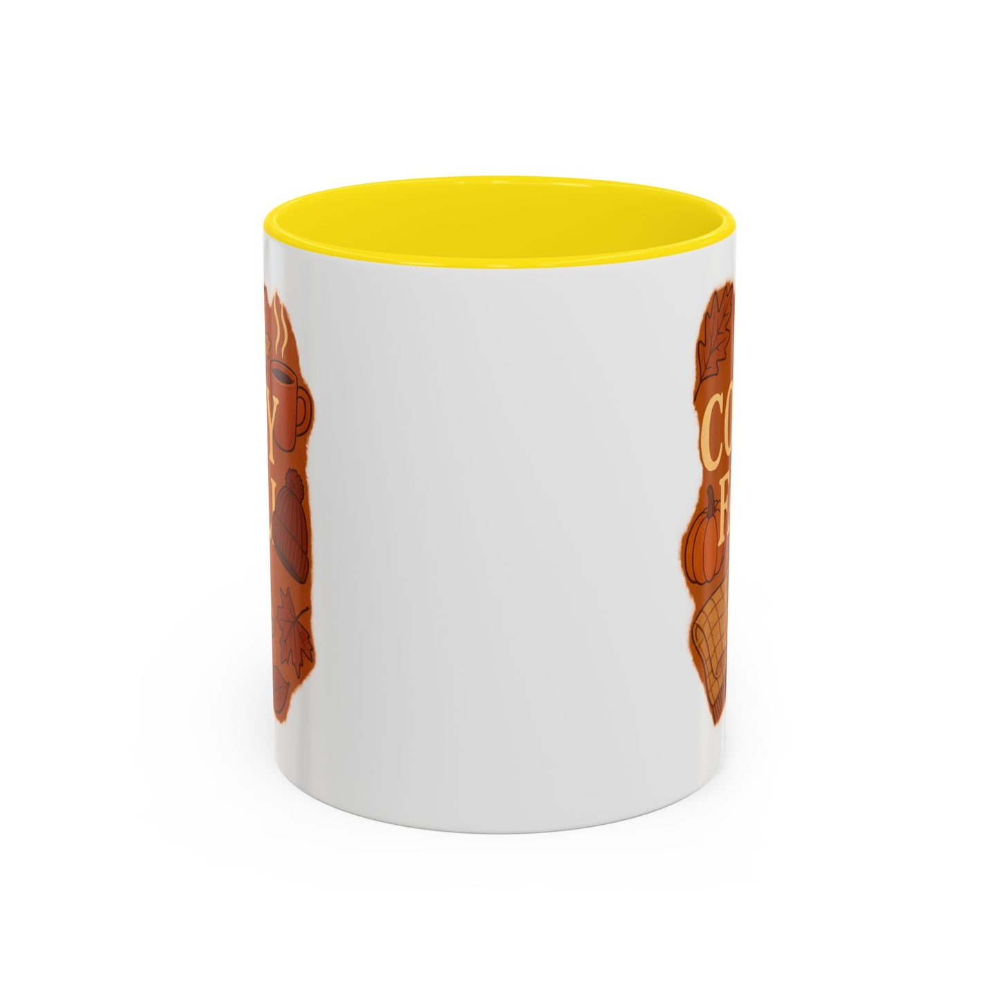 Cozy Fall Accent Coffee Mug | Seasonal Drinkware | Autumn Vibes | Perfect Gift for Fall | Home Decor | Coffee Lover's Companion