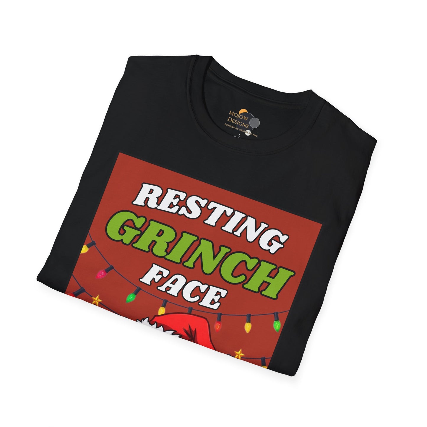 Grinch 'Resting Grinch Face' Christmas T‑Shirt