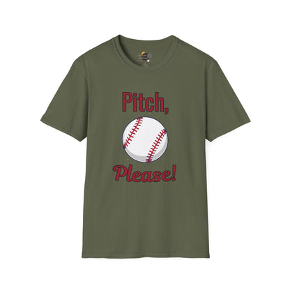 Baseball-Themed Unisex Softstyle T-Shirt, Perfect for Game Days, Sporty Gift, Summer Casual Wear, Unique Baseball Fan Apparel