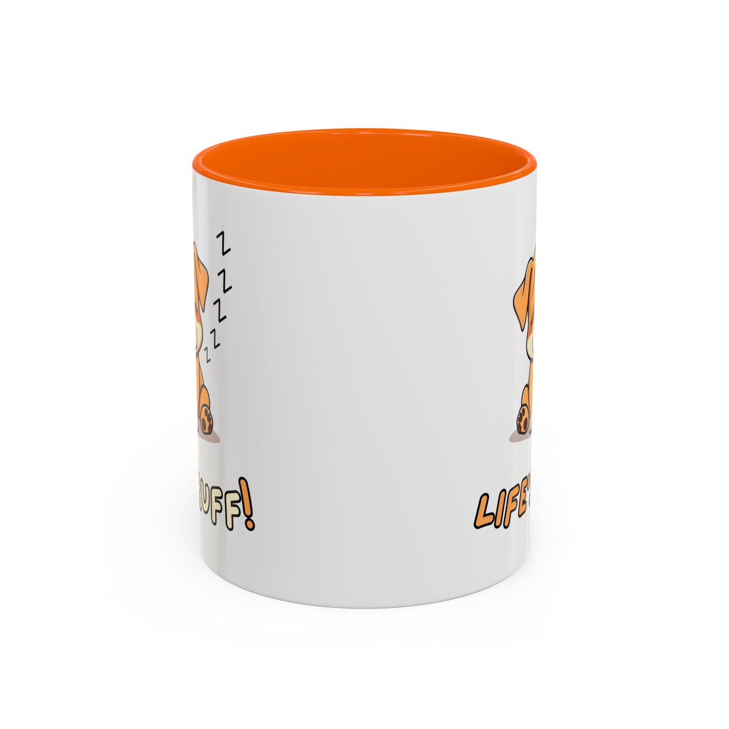 Dog Lover's Accent Coffee Mug | Cute Pet Gift | Perfect for Dog Owners | Life's Ruff Humor | Funny Coffee Cup | 11oz