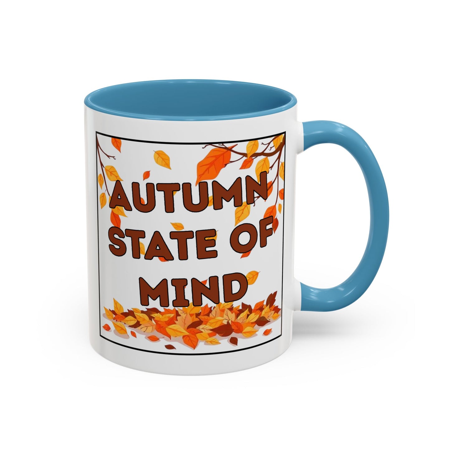 Autumn State of Mind Coffee Mug, Fall Decor Mug, Seasonal Gift, Cozy Beverage Mug, Halloween Coffee Cup, Pumpkin Spice Lover Gift