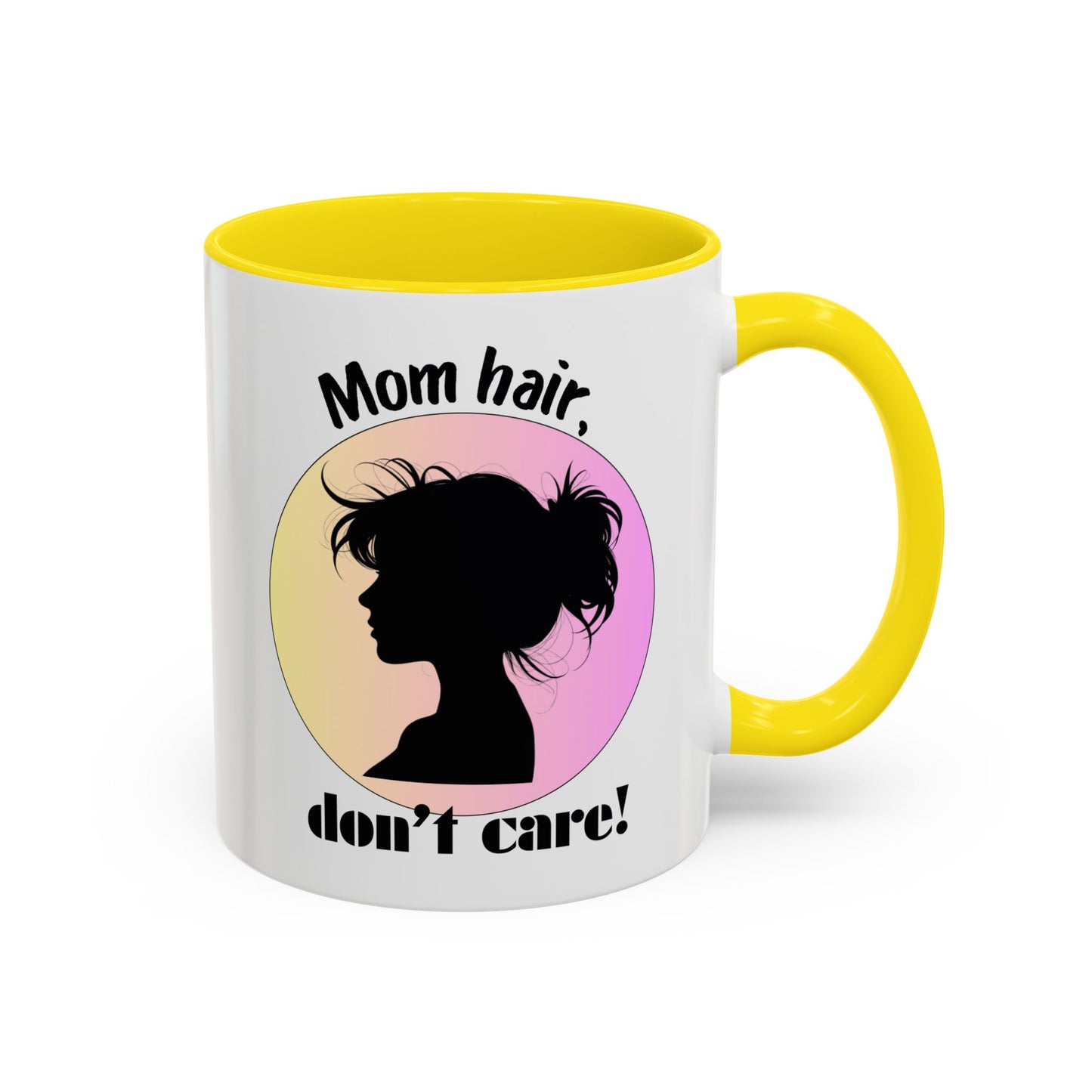 Mom Hair Coffee Mug - Stylish Gift for Moms, Caffeinated Humor Mug, Cute Kitchen Decor, Sweet Gift for Mother's Day, Funny Coffee Cup