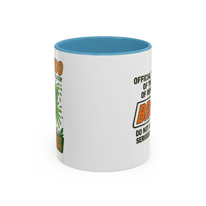 Brondo Accent Coffee Mug - Funny Gift for Coffee Lovers, Unique Office Mug, Gag Gift for Friends, Quirky Kitchenware, Novelty Drinkware