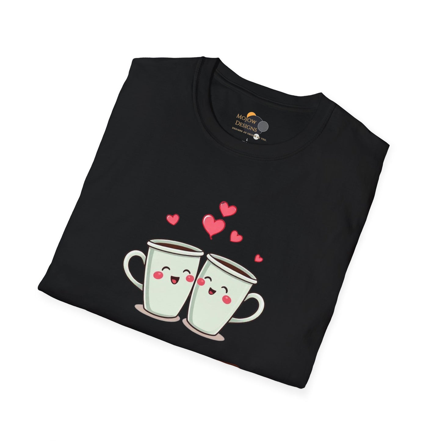 Love You a Latte Unisex T-Shirt, Cute Coffee Shirt, Valentine's Day Gift, Coffee Lover Tee, Fun Graphic Tee