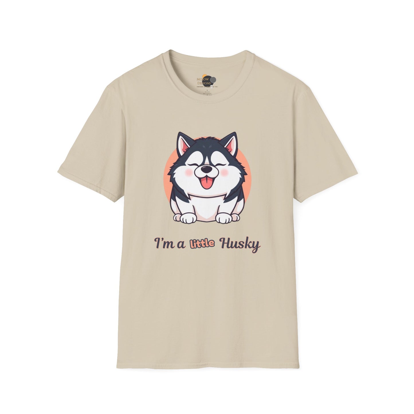 Cute Husky T-Shirt, Unisex Dog Lover Tee, Pet Owner Gift, Summer Apparel, Funny Animal Shirt, Casual Wear