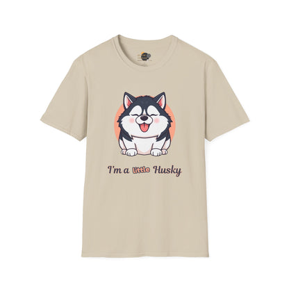 Cute Husky T-Shirt, Unisex Dog Lover Tee, Pet Owner Gift, Summer Apparel, Funny Animal Shirt, Casual Wear