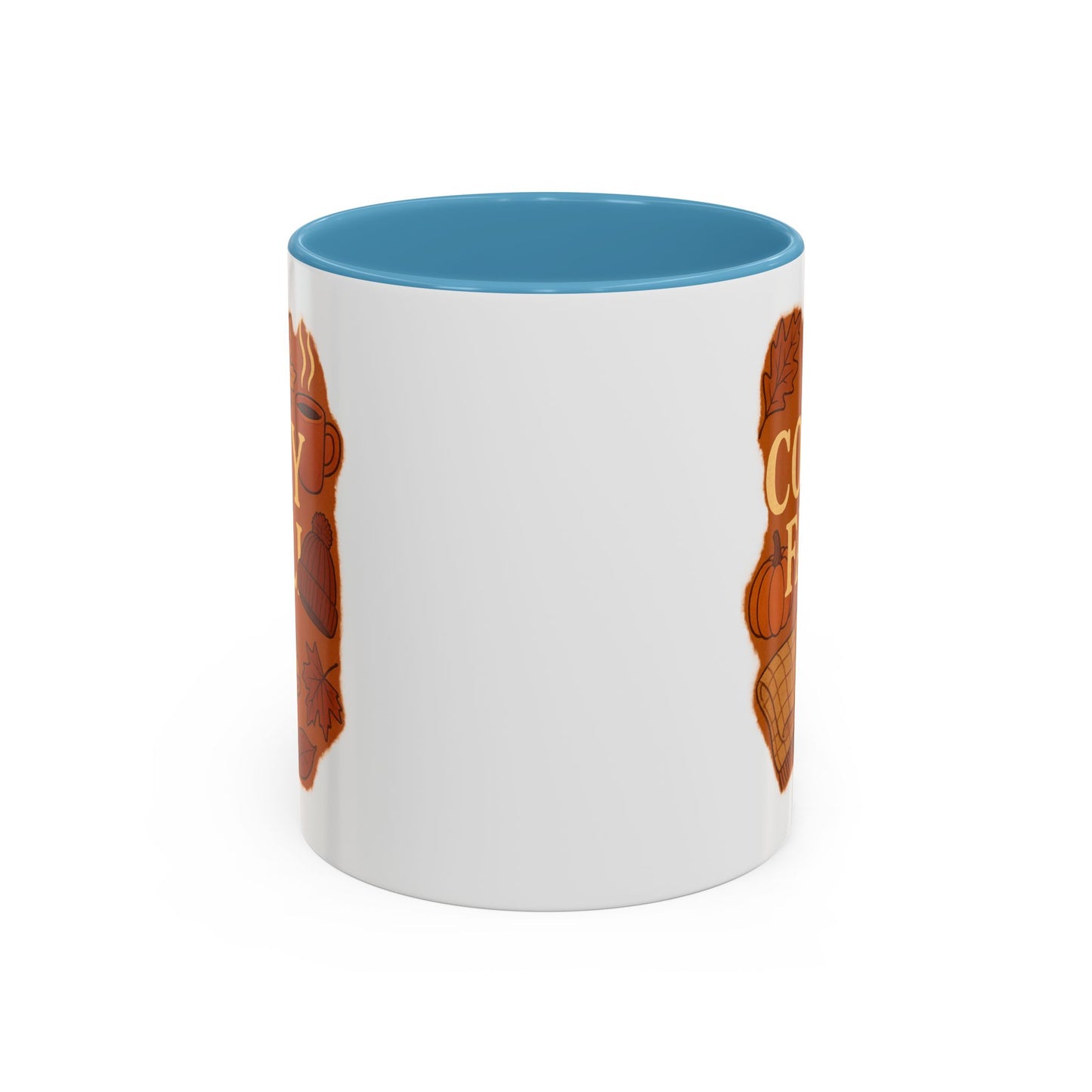 Cozy Fall Accent Coffee Mug | Seasonal Drinkware | Autumn Vibes | Perfect Gift for Fall | Home Decor | Coffee Lover's Companion