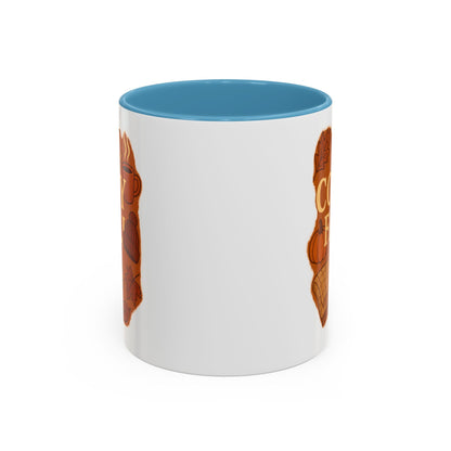 Cozy Fall Accent Coffee Mug | Seasonal Drinkware | Autumn Vibes | Perfect Gift for Fall | Home Decor | Coffee Lover's Companion