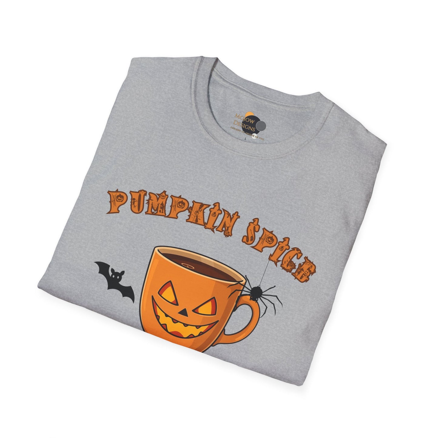 Pumpkin Spice Unisex T-Shirt | Cozy Fall Tee, Halloween Shirt, Autumn Apparel, Casual Outfit, Gift for Pumpkin Lovers