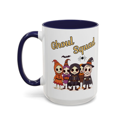 Ghoul Squad Coffee Mug - Perfect for Halloween Parties, Trick-or-Treating, or Everyday Use - Fun Spooky Gift, Holiday Decor, Novelty Mug, Fall