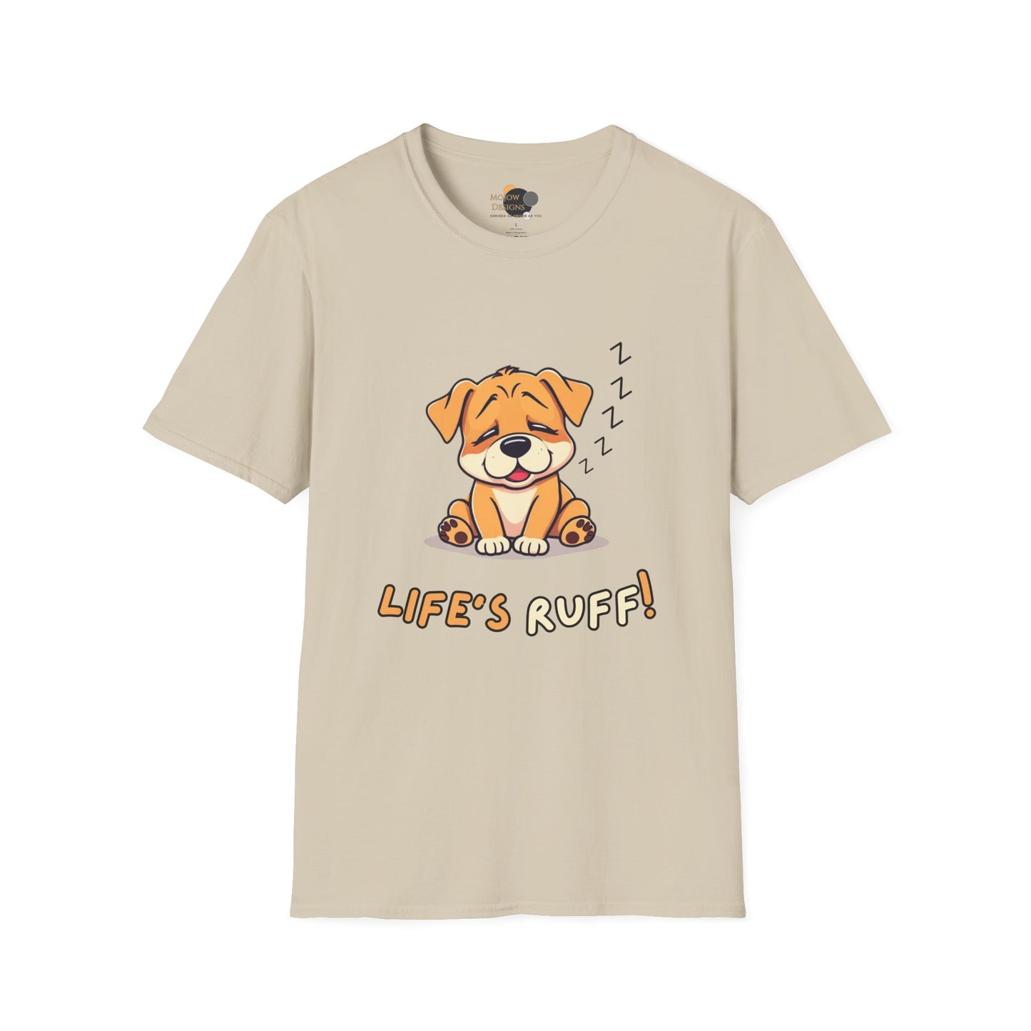 Cute Dog Tee - Life's Ruff! Unisex T-Shirt, Pet Lover Gift, Casual Wear, Funny Dog Shirt, Dog Mom/Dad Gift