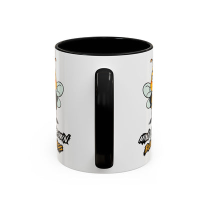 Mind Your Own Buzz-ness Accent Coffee Mug | Funny Bee Gift for Coffee Lovers, Bee Lover Mug, Humorous Kitchen Decor, Perfect for Gifts, Spring Time